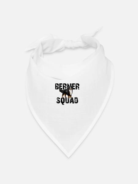 Berner Sennenhund - Bandana Dreieckstuch - Weiß