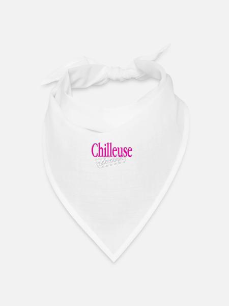 Authentischer Kühler - Bandana Dreieckstuch - Weiß