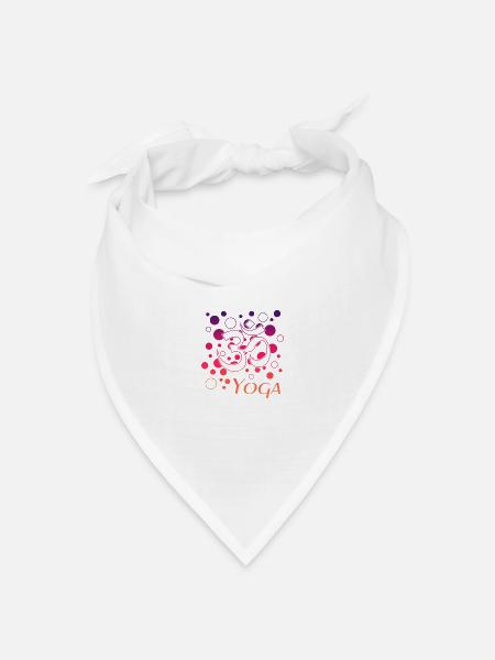 Yoga - Bandana Dreieckstuch - Weiß