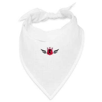 Boxen - Boxer - Bandana Dreieckstuch - Weiß - Vorne