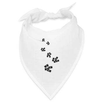 Cash Money Symbol - Bandana Dreieckstuch - Weiß - Vorne