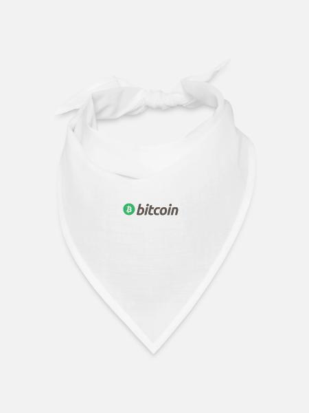Bitcoin (Bitcoin) - Bandana Dreieckstuch - Weiß