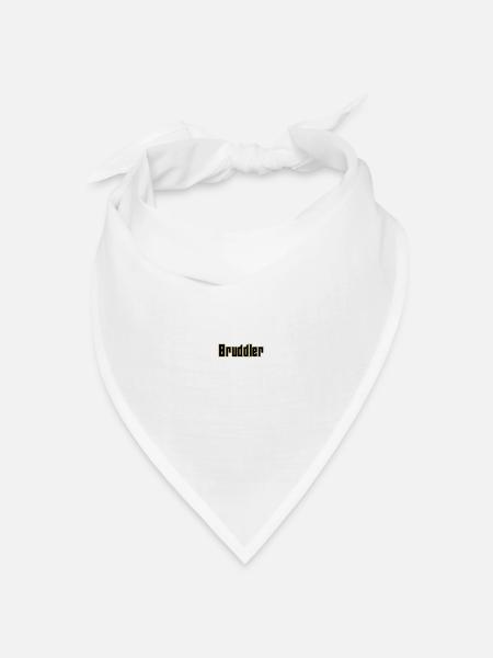 Bruddler - Schwäbisch für Anfänger - Bandana Dreieckstuch - Weiß