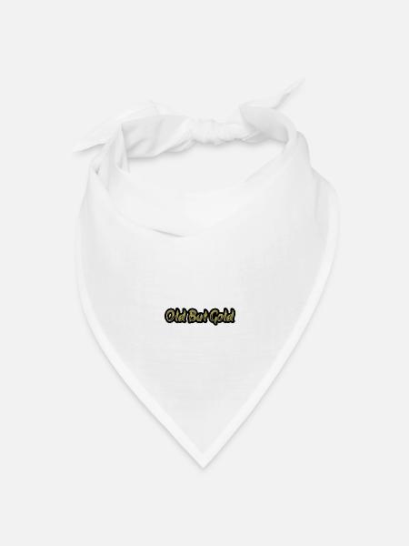 Old But Gold - Bandana Dreieckstuch - Weiß