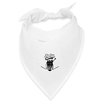Ein Team, ein Traum - Bandana Dreieckstuch - Weiß - Vorne