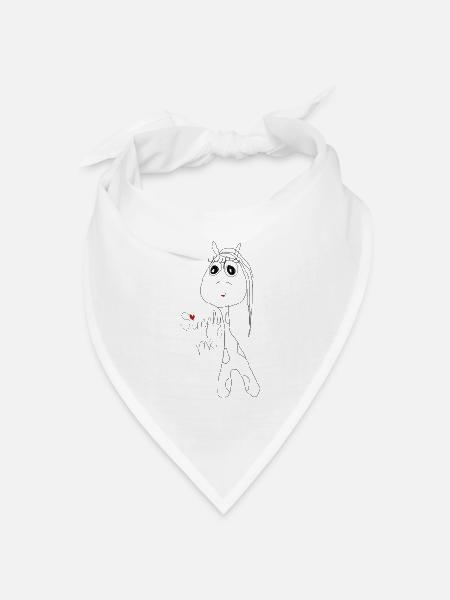 Simply me - Bandana Dreieckstuch - Weiß