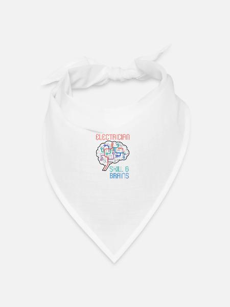Elektriker Elektroingenieur Spannungskreise - Bandana Dreieckstuch - Weiß