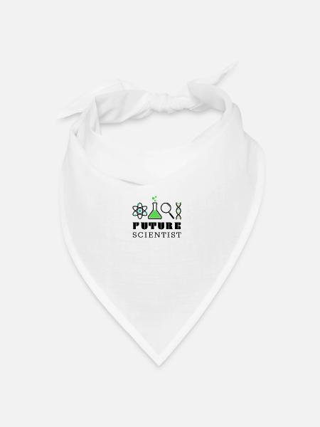 Future Scientist color - Bandana Dreieckstuch - Weiß