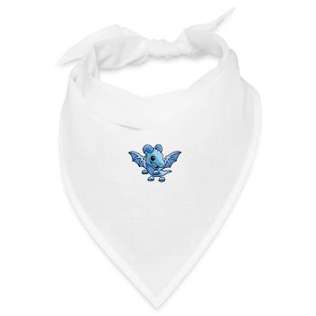 Süßer Frostdrache - Bandana Dreieckstuch - Weiß - Vorne