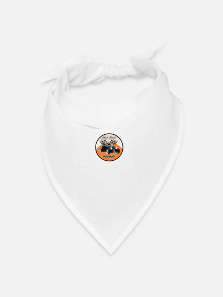 Hot Rod - Bandana Dreieckstuch - Weiß