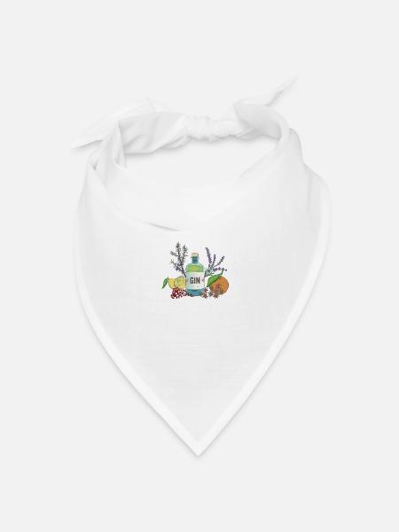 GIN - Bandana Dreieckstuch - Weiß