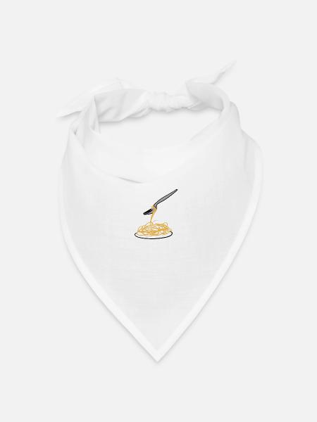 koch essen - Bandana Dreieckstuch - Weiß