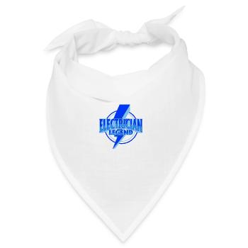 Elektronisches ironisches Sprichwort Craftsman - Bandana Dreieckstuch - Weiß - Vorne