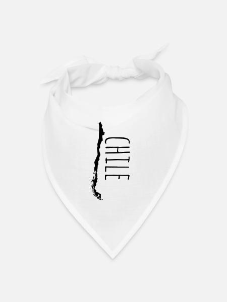 Chile - Bandana Dreieckstuch - Weiß