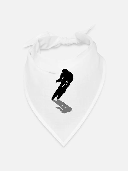 Rennrad - Bandana Dreieckstuch - Weiß