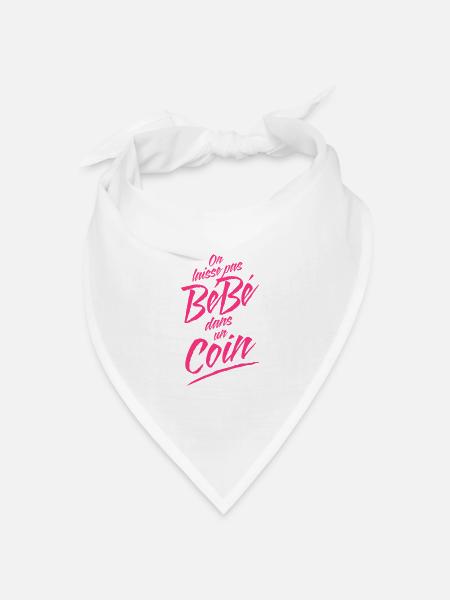 Wir lassen Baby nicht in einer Ecke - Dirty Dancing - Bandana Dreieckstuch - Weiß