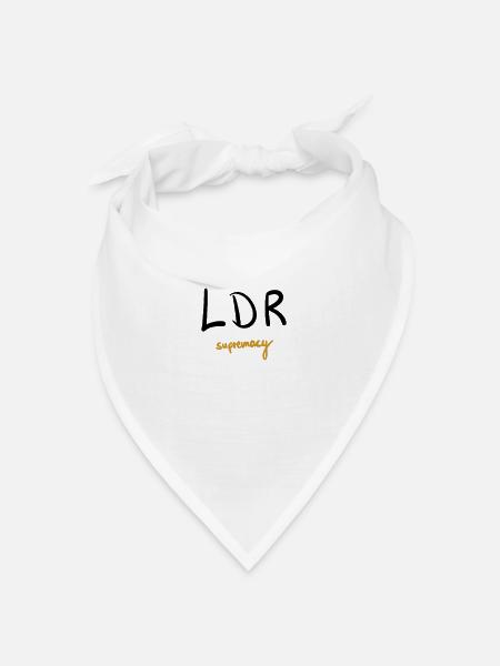 LDR supremacy - Bandana Dreieckstuch - Weiß