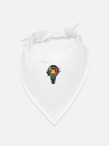 Idee - Bandana Dreieckstuch - Weiß