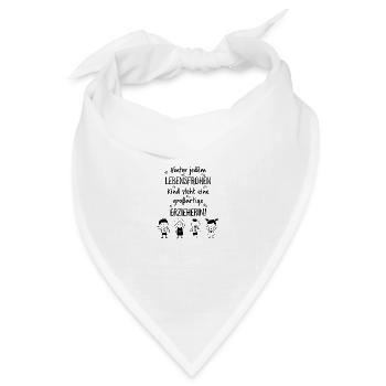 Großartige erzieherin Lehrer Kindergarten Kinder - Bandana Dreieckstuch - Weiß - Vorne