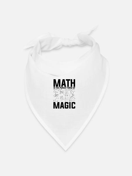 Mathematiker - Bandana Dreieckstuch - Weiß