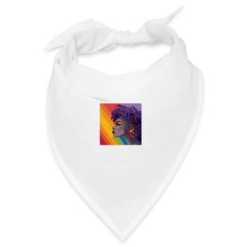 Rainbow Women - Bandana Dreieckstuch - Weiß - Vorne