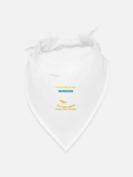 Air -Verkehr Controller Lustiges Angebot sagt ATC - Bandana Dreieckstuch - Weiß