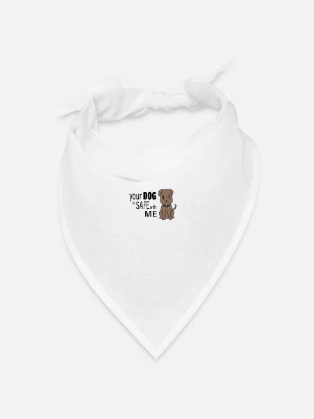 Tierarzt - Bandana Dreieckstuch - Weiß