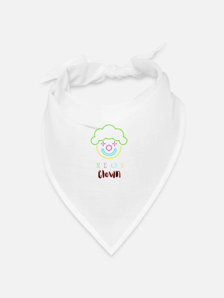 NEON transformed - Bandana Dreieckstuch - Weiß