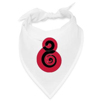 Spiral Black Soulfly - Bandana Dreieckstuch - Weiß - Vorne