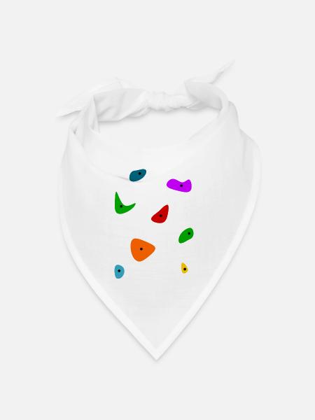 Kletterwand - Bandana Dreieckstuch - Weiß