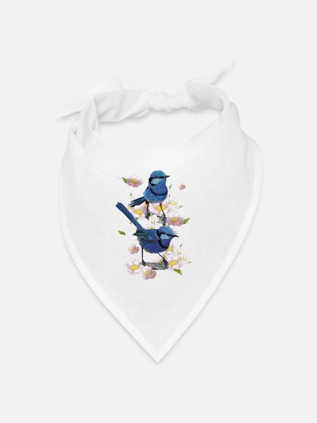 Herrlicher Maluro - Bandana Dreieckstuch - Weiß
