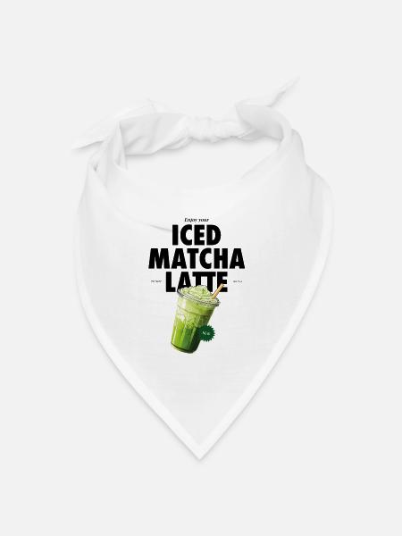 Matcha - Bandana Dreieckstuch - Weiß