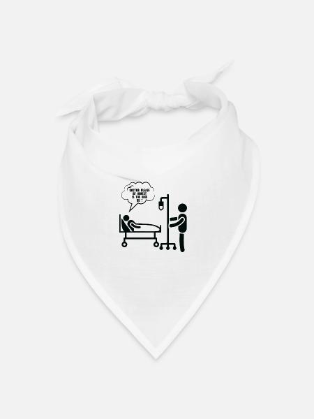 Fahrrad- Shirt Radsport Rennrad Trikot Geschenk - Bandana Dreieckstuch - Weiß