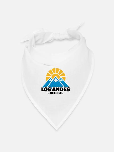 Chile - Bandana Dreieckstuch - Weiß