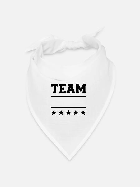 Team - Bandana Dreieckstuch - Weiß