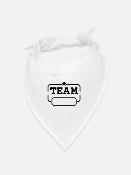 Team - Bandana Dreieckstuch - Weiß