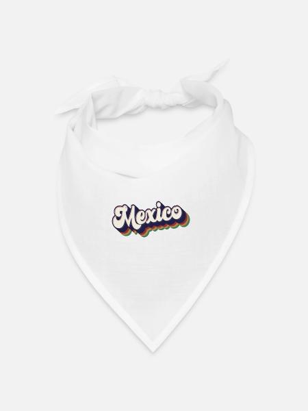 Mexiko Mexikanische Wurzel Spanisch Hispanic Latina Latino - Bandana Dreieckstuch - Weiß