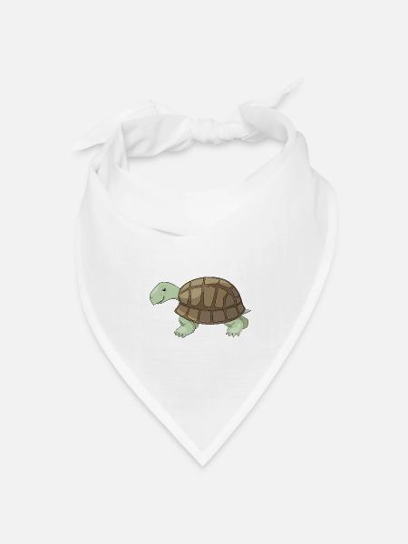 Herr Slow - Bandana Dreieckstuch - Weiß