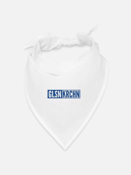 Gelsenkirchen - Glsnkrchn - Bandana Dreieckstuch - Weiß