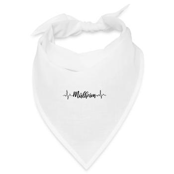 EKG Mülheim - Bandana Dreieckstuch - Weiß - Vorne