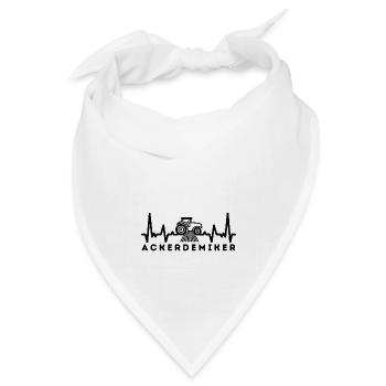Traktor - Bandana Dreieckstuch - Weiß - Vorne