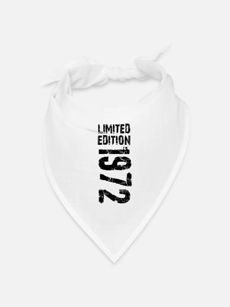 Limited edition 1972 - Bandana Dreieckstuch - Weiß