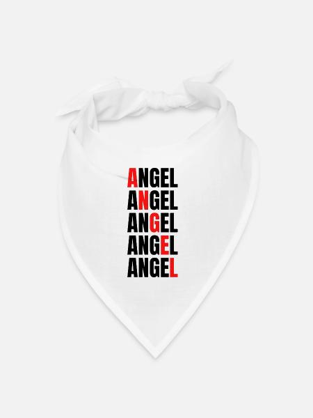 Angel - Bandana Dreieckstuch - Weiß