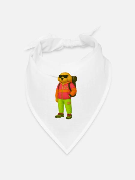 Mountain Scott - Scaling new heights - Bandana Dreieckstuch - Weiß