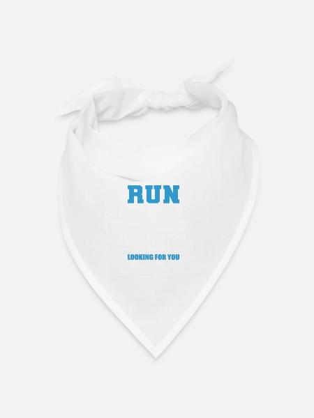 Suche nach Ihnen Lustiger Vater Geschenk - Bandana Dreieckstuch - Weiß