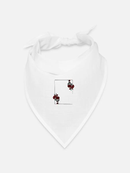 RahmenBlume - Bandana Dreieckstuch - Weiß