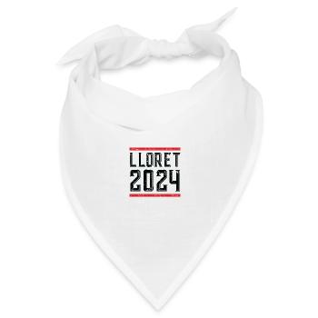 Lloret De Mar 2024 - Bandana Dreieckstuch - Weiß - Vorne