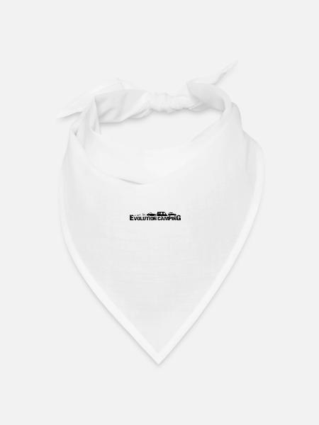 Camping - Bandana Dreieckstuch - Weiß