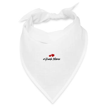 Hunde Mama - Bandana Dreieckstuch - Weiß - Vorne