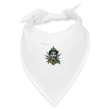 Die charmante Stärke einzigartige Cartoonfigur - Bandana Dreieckstuch - Weiß - Vorne